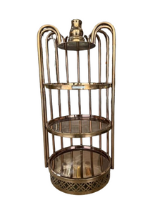 Round Plate Stand – Rose Gold #50006