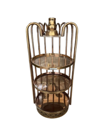 Round Plate Stand – Rose Gold #50006