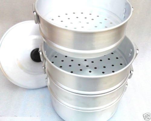 Momo Steamer Aluminum with 4 Compartments