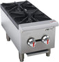 2 Burner Gas Countertop Hotplate 60,000 BTU (HS-2) – Commercial Cooking Range
