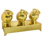Gold 3-in-1 Pani Puri Matka Buffet Display #50014
